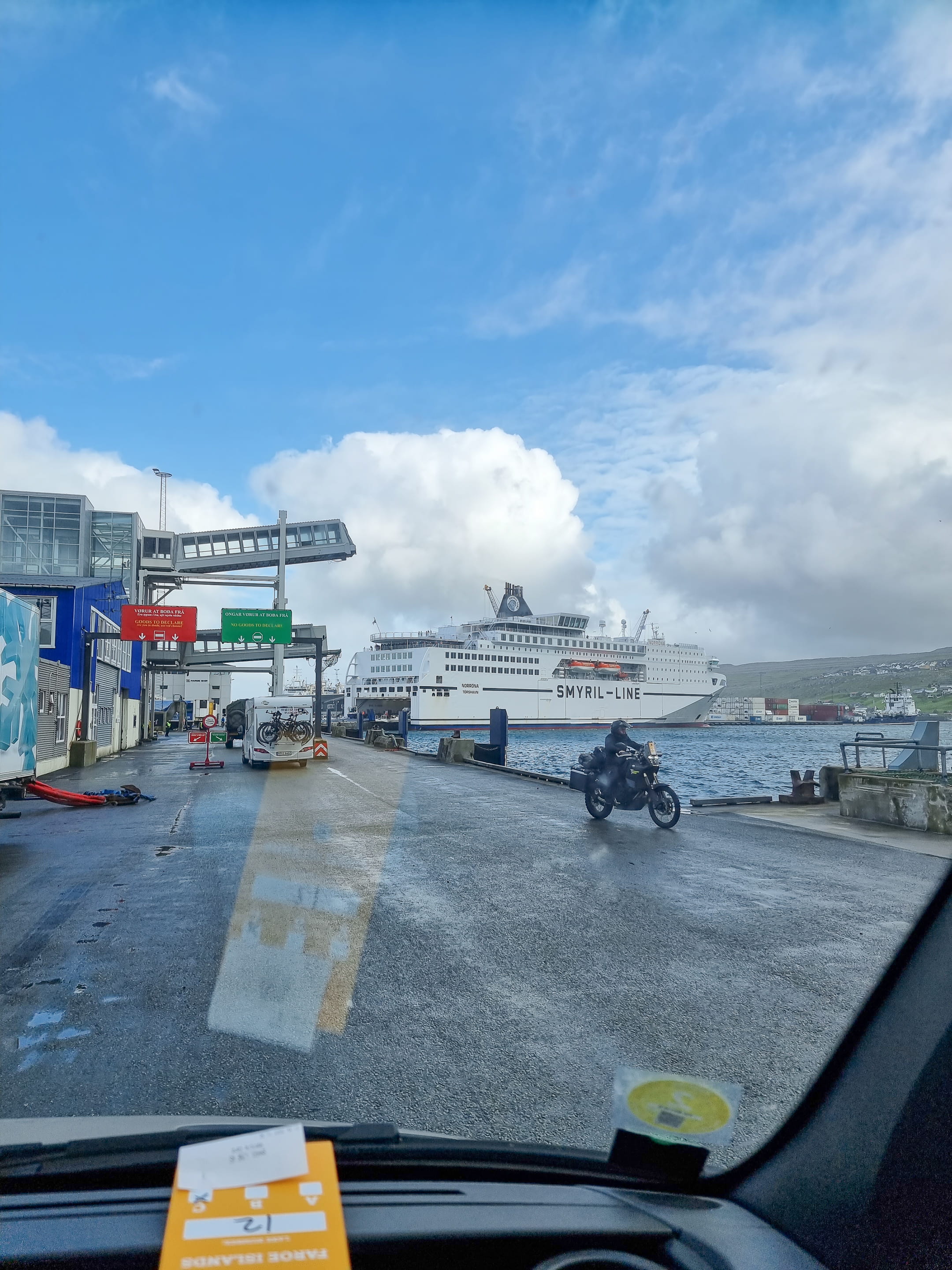 Arrivée à Tórshavn